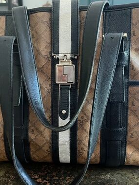 L.A.M.B. Monogram Leather Purse